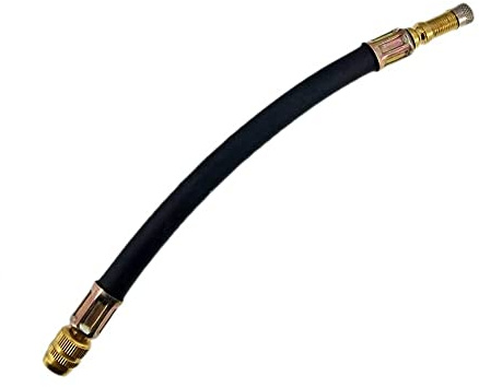 levando Flexible Gummi Ventilverlängerung - 1 Stück - Ventilschaftverlängerung für PKW & LKW, Autoventil Adapter für Reifenventile, Länge 205 mm