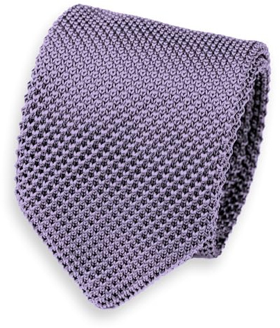 Broni & Bo - Corbata de punto, Azul lila, Taille unique