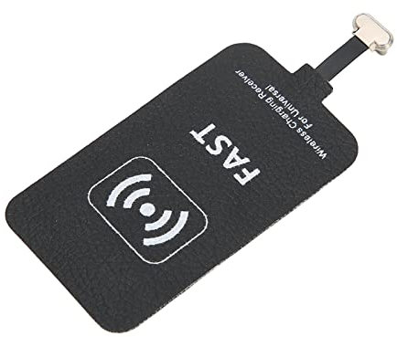Wireless Charging Receiver for Type C, 10W Fast Charging Adapter, Ultra Thin Mobile Phone Interface Compatible with Wireless Charging