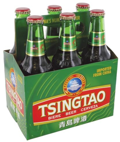 Bière Tsingtao 4,7° 6x330ml / Bouteille - Offre de 12 et 24 Bouteilles - Livraison Gratuite France - Expédition par la Sté Bo Time (12)