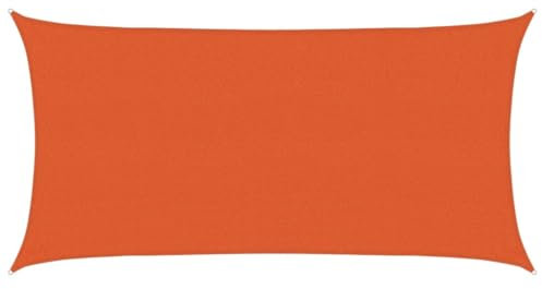 Lawn & Garden, Outdoor Living, Outdoor Umbrellas & SunshadesSunshade Sail 160 g/m² Orange 2x3.5 m HDPE
