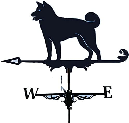 XINYUNFEI Wetterhahn Metall für Garten Outdoor Dach Wetter Flügel Richtung Dachhalterung Tier Wind Vane Metal Dog Weathervane Dach(B)