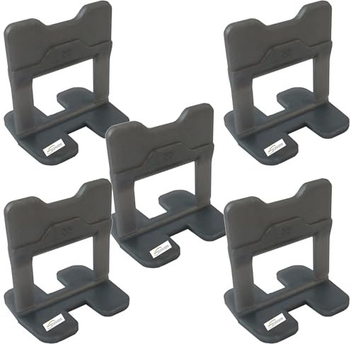 Sistema Di Livellamento Delle Piastrelle, 250 Pezzi 0,5mm Distanziatori per Piastrelle da Parete e Pavimento, Cunei Livellatori, Vari Spessori Disponibili (250 DISTANZIATORI, 0,5 MM)