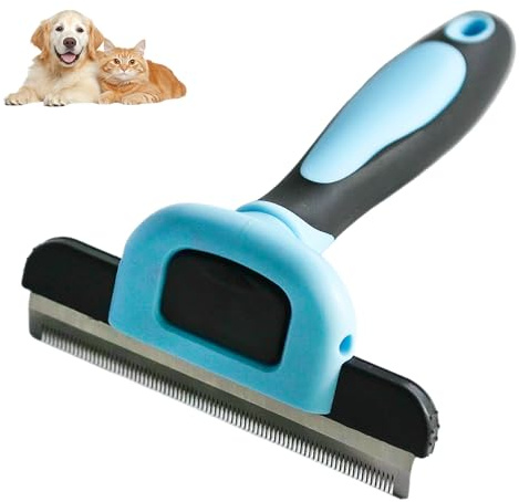 Ram® Double Sided Deshedding Dematting Dog Cat Grooming Brush Comb Dog Cat Hair Remover Undercoat Rake Tool