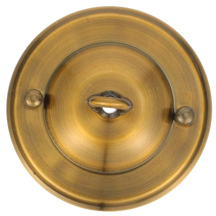 QUMIIRITY Placa de Techo para Lámparas Colgantes Accesorio Decorativo de Hierro Soporte de Lámpara de Diseño Simple para Comedores y Salones Rosetón Duradero de Color Bronce Antiguo