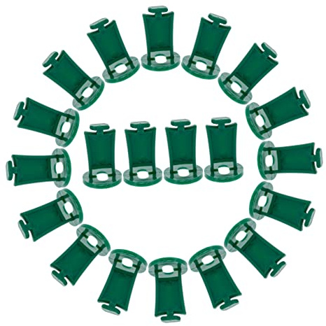 Toddmomy 50piezas Clip De Fijación De Ganchos Abrazadera Invernadero Ahorra Organizador De