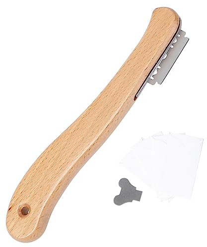Gatuida Taglierina Pane Acciaio Inossidabile con Impugnatura Cutter per Scoring Pane con Lame Sostituibili Strumento Professionale per Forno e Rosa