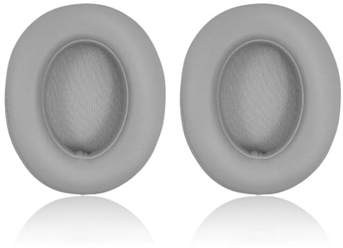 Beats Studio 2/3 Replacement Ear Pads, Memory Foam Cushions, Black (Light Grey)