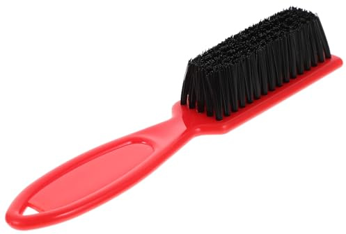 Gatuida Bartreinigungsbürste und Persönliche Bartpflege für Friseursalon Nackenstaubpinsel mit Nylonborsten und ABS Griff Komfortabler Griff und Effiziente Staubentfernung