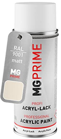 MG PRIME RAL 9001 Cremeweiss/Cream Spraydose 400 ml matt schnelltrocknend