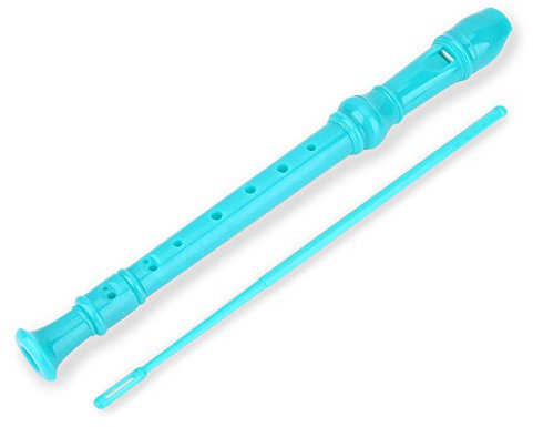 Serlium Blockflöteninstrument, 8-Loch-Sopranblockflöte mit hoher Tonhöhe, abnehmbar mit Einer Reinigungsstange, Kunststoff-Blockflöte, ABS-Musikinstrumente für Kinder und Erwachsene, Anfänger(2#)