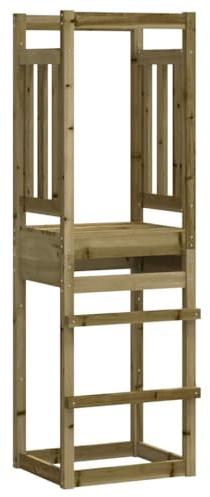 vidaXL Torre da Gioco 53x46,5x169 cm in Legno di Pino Impregnato