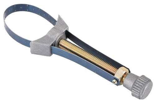 Justerbar Oljefilternyckel 60mm till 120mm, Bandnyckel för Borttagning av Oljefilter för Bil och Lastbil