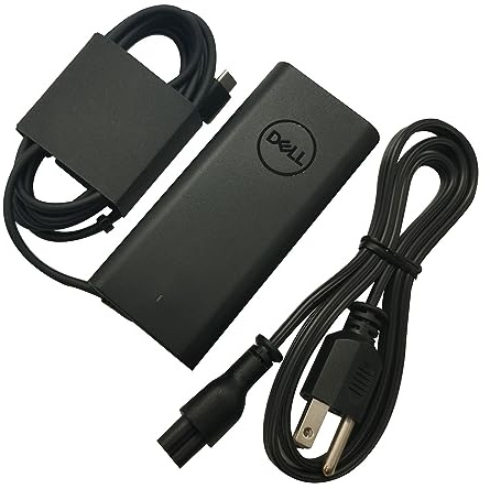 Dell Laptop Charger 65W Watt USB Type C AC Power Adapter Include Power Cord for Dell Latitude 3340 3440 3540 5340 5440 5540 7340 7440 7640 9440 2in1