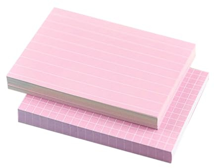 GALPADA 150 pièces Cartes Mémo Colorées Lignées Fiches Révision Portables pour Étudiants Cartes Note pour Écrire Mots Flash Cards Pratiques pour Étude et Organisation Couleur Aléatoire