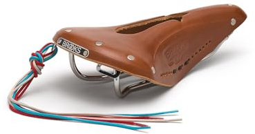 Brooks England B17 Carved, Iconic Cut-Out Handmade Leather Bike Saddle, Honey, One Size