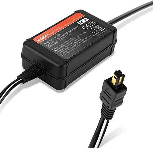 subtel Netzadapter kompatibel mit Sony Cyber-Shot DSC-W50, DSC-W30 | AC-LS5, ca. 2,25m, 100-240V, Kontinuierliche Kamera Stromversorgung, für Sony Cyber-shot DSC-H9, DSC-H10, DSC-W70, DSC-H50
