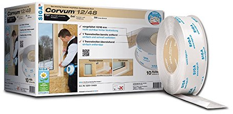 Siga Corvum 12/48 Hochleistungs-Klebeband Dachbremsfolie 25m