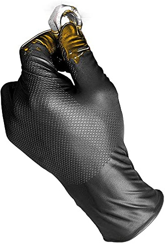 Juba – Glove Disposable Nitrile NGR. grippaz 580 NR XXL