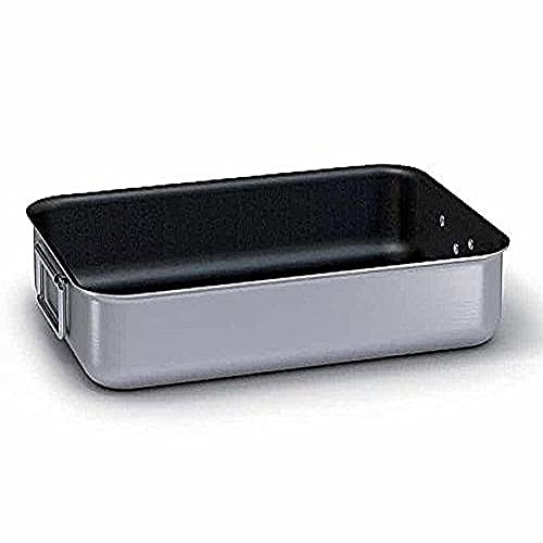 Ballarini Professionale 2040.50 Rostiera Alta Antiaderente, Alluminio, Grigio 50 x 38 cm