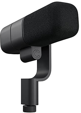 Logitech G Blue Sona Aktives dynamisches XLR-Broadcast-Mikrofon für Streaming und Content-Erstellung, ClearAmp-Vorverstärker, Doppelkapsel-Design, Interne Mikrofonspinne - Schwarz
