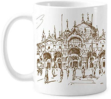 The Venetian Church Venetian Mug Pottery Ceramic Coffee Porcelain Cup Tableware