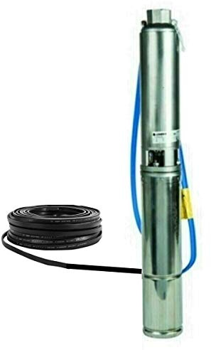 4GS11 POMPA SOMMERSA PER POZZI LOWARA HP1.5 V230V400 90LTMIN MOTORE EBARA MADE IN ITALY (V400+CAVO 18MT)