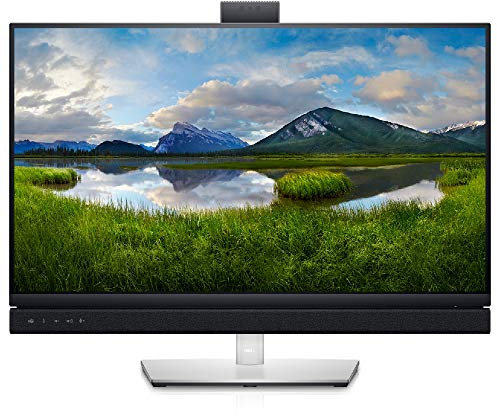 Dell C2722DE, 27 Zoll, Video Conferencing Monitor, QHD 2560x1440, 60 Hz, 5 ms (schnell), IPS entspiegelt, 16:9, HDMI, DisplayPort, USB-C, 3 Jahre Austauschservice, schwarz