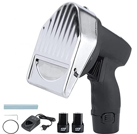 KELUNIS Ordinateur De Poche sans Fil Trancheur A Viande Couteau De Cuisine Électrique Kebab Coupeur De Kebab Gyroscopique Commercial Turc pour Shawarma