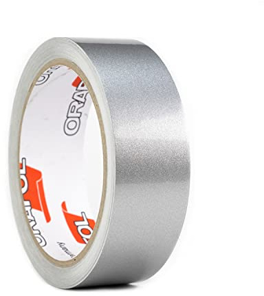 Autodekor Zierstreifen SILBER METALLIC GLANZ Race Look Folienstreifen Styling Streifenaufkleber Trim Stripes Zierlinien Viper Rally KFZ Tuning Oberflächenveredlung (40 mm, Silber)