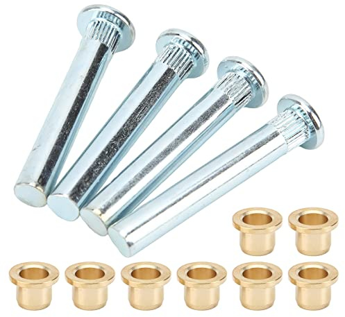 Qiilu Kit Boccola Perno Cerniera Porta Auto Porta Cerniera Pin Boccola Kit Metallo per D22 Frontier UTE Pick-Up Truck 1997-2005