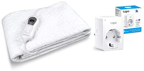 Medisana HU 665 Wärmeunterbett + TP-Link Smart WLAN Steckdose Tapo P110 mit Energieverbrauchskontrolle