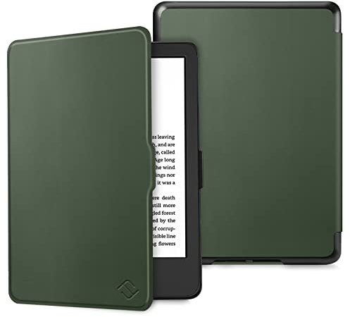 Fintie Hülle für 6 Kindle (11. Generation) – 2024/2022 | Leichte Case, Magnetverschluss, Auto Sleep/Wake für 6 Zoll Kindle Basic, Alpingrün