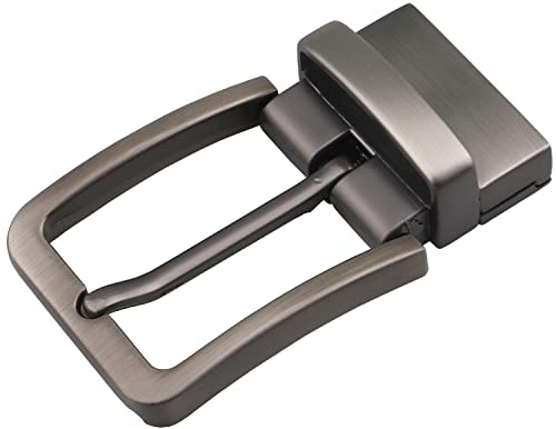 McFanBe Fibbia per Cintura da 28 mm a 38 mm con Fibbia Quadrata a Polo Singolo per Cintura