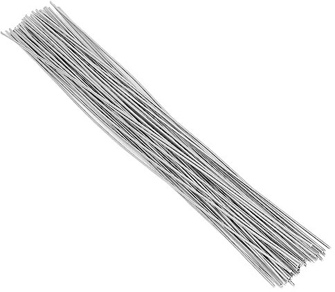 Baguette De Soudure En Aluminium, Tige De Brasage En Aluminium à Basse Température De Noyau De Flux De Baguette De Soudure 50Pcs Pour les Métaux Blancs