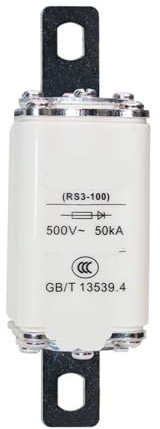 Schnelle Sicherung HDLRS3-100 500 V 100 A 80 A 60 A 50 A schnelle Sicherung (Size : 50A)