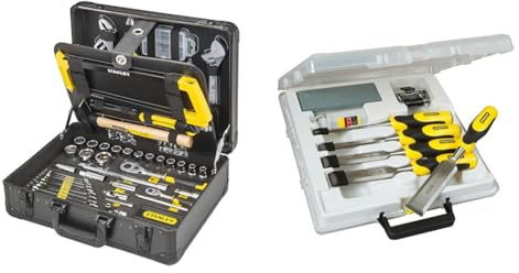 Stanley 142-teiliges Werkzeug-Set STMT98109-1 & Dynagrip Meißel + Strike Cap 5-teiliges Set + Access - STA516421