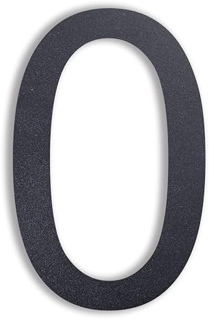 nanlyiau 8in Floating House Numbers House Number Sign Outside Made of SUS 304 dark gray Door Number Stainless Steel House Numbers Floating Appearance Address Numbers(7016 8in0)