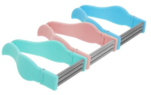 HAPINARY 3 Stück Gesichtsepilierer für Frauen mit Feder und Hlps Material Leicht und Ergonomisch für Tägliche Anwendung im Gesicht und Am Kinn