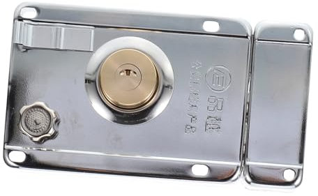 IWOWHERO Serrure De Porte De Sécurité Avec Pêne Dormant Kit De Serrure De Porte Dentrée De Chambre Pour Une Installation Facile