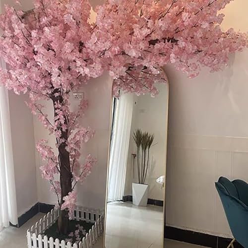 QICBYING Árboles De Cerezo Artificiales, Cerezo Rosa De Imitación, para Decoración del Hogar, Bodas, Fiestas, Jardín, Oficina, Planta Artificial, Enredaderas De Flores Falsas(1.5x1.5m)