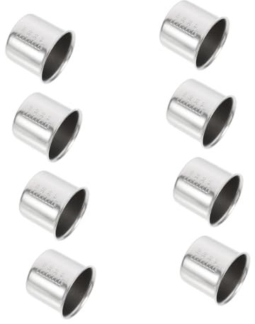 Ciieeo 8 Piezas Taza De Medicina Hospitalaria Vaso Medidor a Escala De Laboratorio Vaso Medidor De Escala Taza De Medir De Escala De Metal Taza De Medida De Escala Acero Inoxidable Silver
