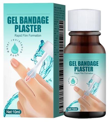 Mnozreo Transpirable Vendaje Cuidado de la Piel,10ML,1PC,Tirita Líquida Impermeable,para Cortes Menores,Raspaduras,Heridas