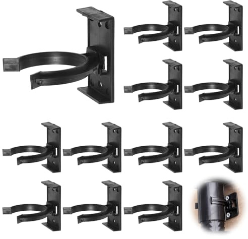 Sockelleisten Clips, Bruchschutz, Verformungsschutz, Sockelleisten-Clip-Zubehör, Langlebig, Starke Tragfähigkeit, Sockelleisten Befestigung, Passend für 40-45 mm Küchenfüße (Schwarz)