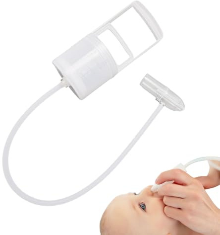 Duroecsain Aspirador nasal para | Aspirador manual para moco | Dispositivo para eliminar el moco, nasal extraíble para higiene en casa y de viaje