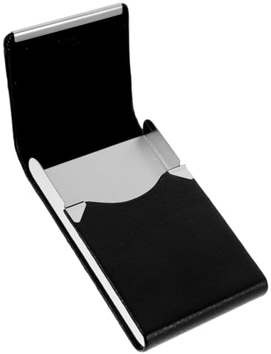 ZUNOXAZ Porta Biglietti da Visita in Pelle Resistente e Leggero Custodia Protettiva per Carte e Passaporto Design Compatto e Pratico per Uso Professionale e Viaggio Capacità Ampia e
