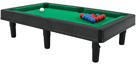 aqxreight Mini-Billardtisch, Interaktives Simulations-Miniatur-Billard-Pool-Spielset für Desktop-Dekoration. Verschönern Sie Es, Indem Sie Einen Billardtisch in Kleiner Größe Verschönern. Holen Sich