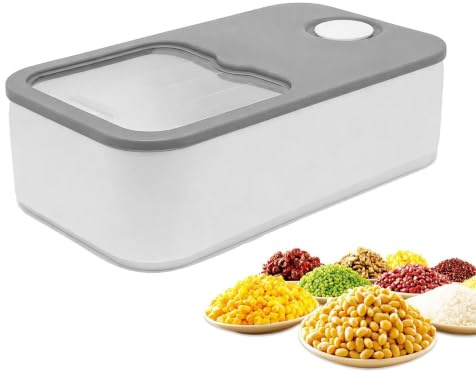 Förvaringsbehållare för pulvertvättmedel 9,8 liters behållare med skopa och | dispenser för tvättpulver till Badrum Diskmaskin Bakning Mat