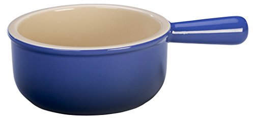 LE CREUSET Französische Zwiebel-Suppenschüssel aus Steingut, 473 ml, Kobalt