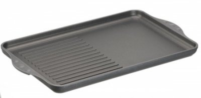 Plaque de cuisson en fonte Natural, 43 x 28 cm – Plaque de grill de ORIGINAL Gerti Gundel
